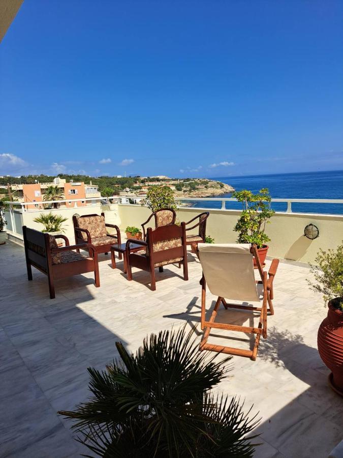 העיירה רתימנו Seaview Flora'S Luxury Apartment-300Meters From The Beach מראה חיצוני תמונה